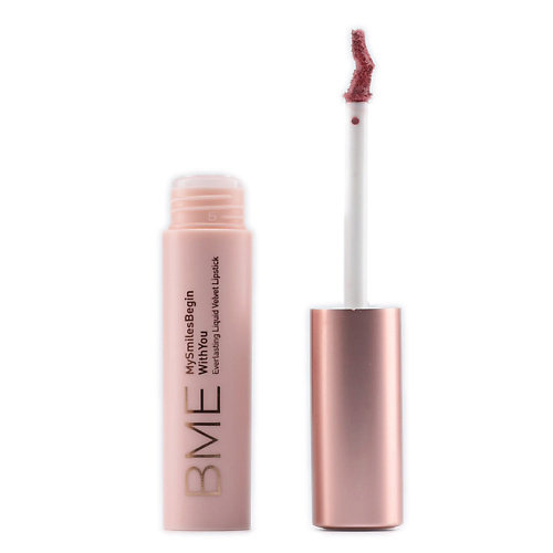 

BME Стойкая жидкая вельветовая помада - My smiles begin with you, Стойкая жидкая вельветовая помада - My smiles begin with you