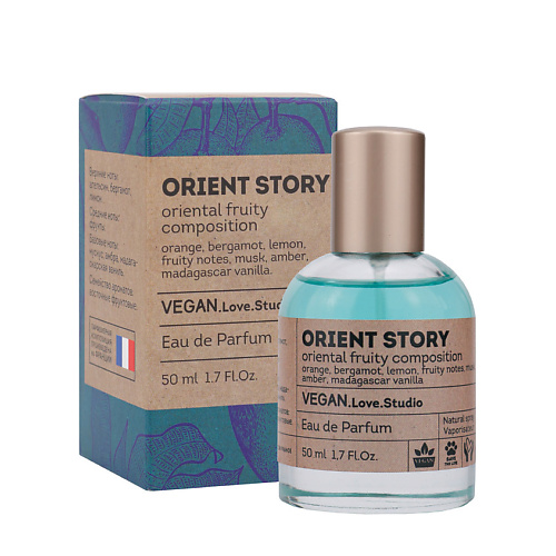 

VEGAN.LOVE.STUDIO Парфюмерная вода унисекс Orient Story цитрус фрукты амбра 50.0, Парфюмерная вода унисекс Orient Story цитрус фрукты амбра