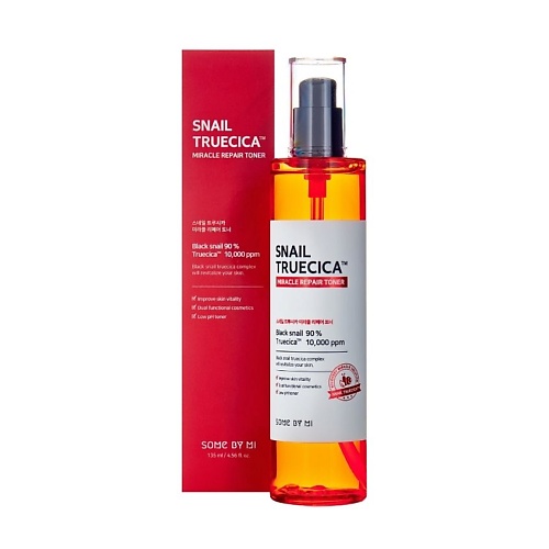 

SOME BY MI Тонер для лица восстанавливающий с муцином улитки Snail Truecica 135, Тонер для лица восстанавливающий с муцином улитки Snail Truecica