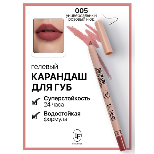 

TF Карандаш для губ гелевый SUPER STAY I'm TREND, Карандаш для губ гелевый SUPER STAY I'm TREND