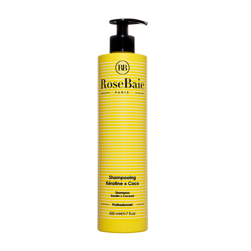 

RB ROSEBAIE PARIS Шампунь для волос кератиновый с экстрактом кокоса Shampoing Keratine X Coco, Шампунь для волос кератиновый с экстрактом кокоса Shampoing Keratine X Coco