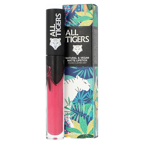 

ALL TIGERS Жидкая губная помада Natural And Vegan Lipstick, Жидкая губная помада Natural And Vegan Lipstick