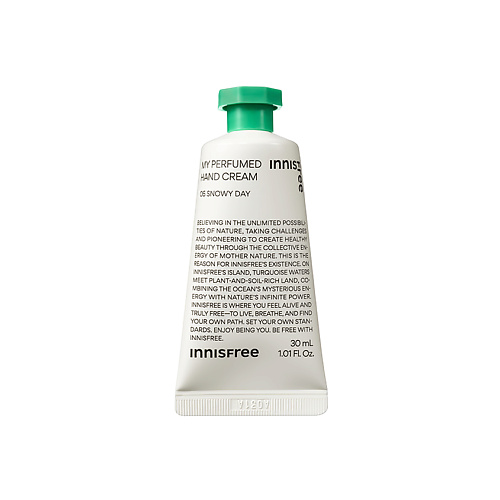 

INNISFREE Парфюмированный крем для рук 05 Snowy Day My perfumed, Парфюмированный крем для рук 05 Snowy Day My perfumed