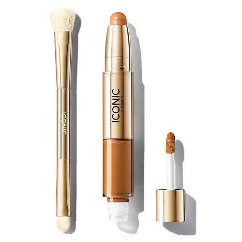 

ICONIC LONDON Набор: Консилер Radiant + Кисть для консилера Concealer Duo Brush, Набор: Консилер Radiant + Кисть для консилера Concealer Duo Brush