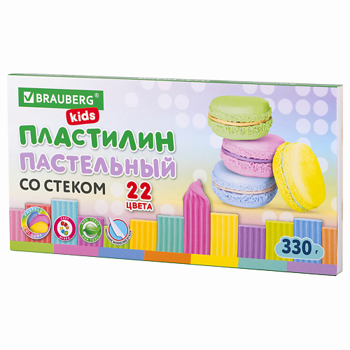 

BRAUBERG Пластилин классический KIDS, Пластилин классический KIDS