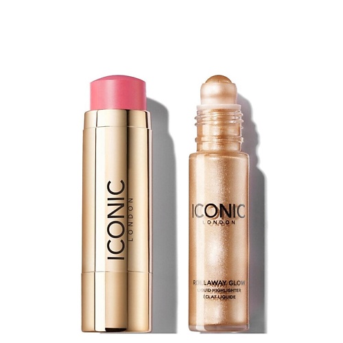 

ICONIC LONDON Набор Blush Stick и Rollaway Glow V1 Bundle : Румяна + Хайлайтер, Набор Blush Stick и Rollaway Glow V1 Bundle : Румяна + Хайлайтер