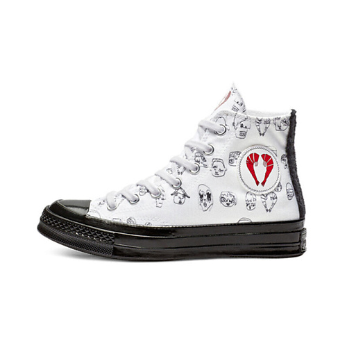 

CONVERSE Кроссовки Chuck 70 Shrimps X Womens High White Black, Кроссовки Chuck 70 Shrimps X Womens High White Black