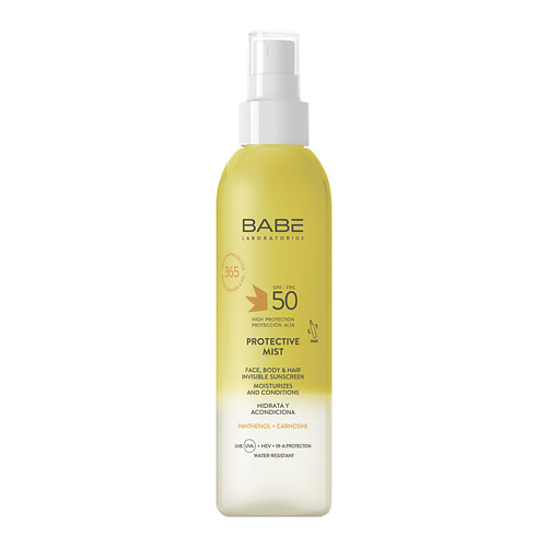 

BABE Cолнцезащитный мист для лица, тела и волос SPF 50, Cолнцезащитный мист для лица, тела и волос SPF 50