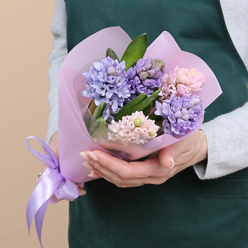 

STUDIO FLORISTIC Букет Гиацинтов «Туманное утро», Букет Гиацинтов «Туманное утро»