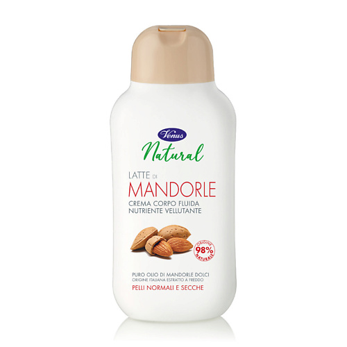 Крем для тела VENUS Крем для тела питательный с экстрактом миндаля Natural