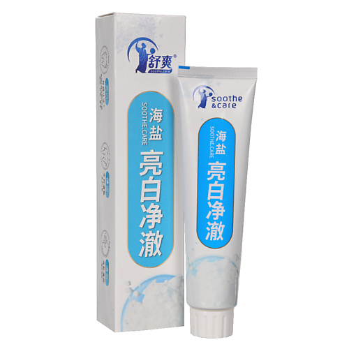 

SOOTHE&CARE Зубная паста отбеливающая, реминерализующая «МОРСКАЯ СОЛЬ» 185, Зубная паста отбеливающая, реминерализующая «МОРСКАЯ СОЛЬ»