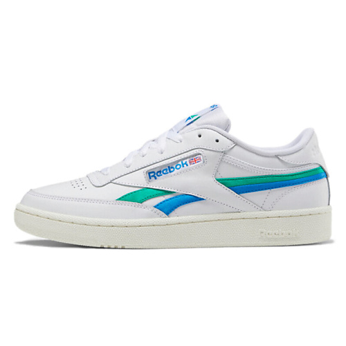 

REEBOK Кроссовки Reebok Club C Revenge Running Shoes White/Green/Blue, Кроссовки Reebok Club C Revenge Running Shoes White/Green/Blue