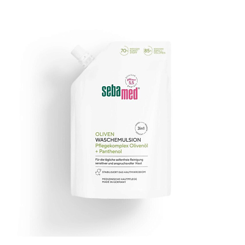 

SEBAMED Эмульсия для очищения сухой кожи с маслом оливы Oliven Waschemulsion, Эмульсия для очищения сухой кожи с маслом оливы Oliven Waschemulsion