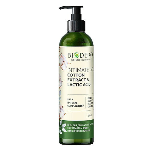 

BIODEPO Гель для деликатной гигиены с экстрактом хлопка Cotton Extract and Lactic Acid, Гель для деликатной гигиены с экстрактом хлопка Cotton Extract and Lactic Acid