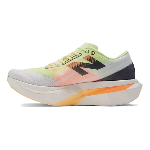 

NEW BALANCE Кроссовки FuelCell SuperComp Elite V4 White Bleached Lime Glo Hot Mango, Кроссовки FuelCell SuperComp Elite V4 White Bleached Lime Glo Hot Mango