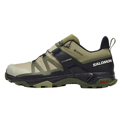 

SALOMON Кроссовки X Ultra 4 Anti-Slip Wear-Resistant Low-Top Trekking Shoes Green, Кроссовки X Ultra 4 Anti-Slip Wear-Resistant Low-Top Trekking Shoes Green
