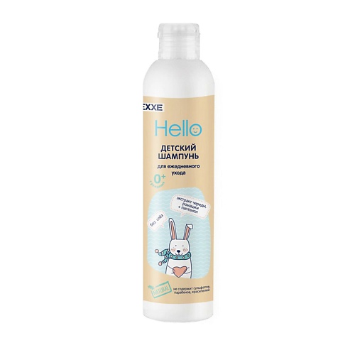 

EXXE Hello Детский шампунь без слез серия 0+ 250.0, Hello Детский шампунь без слез серия 0+