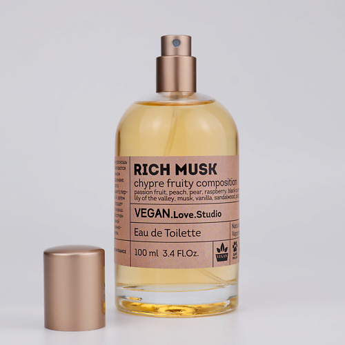 

VEGAN.LOVE.STUDIO Туалетная вода женская Rich Musk маракуйя груша малина ландыш сандал 100.0, Туалетная вода женская Rich Musk маракуйя груша малина ландыш сандал