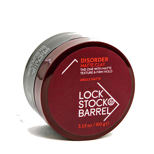 Глина для волос LOCK STOCK & BARREL Жесткая глина Disorder Matte Clay