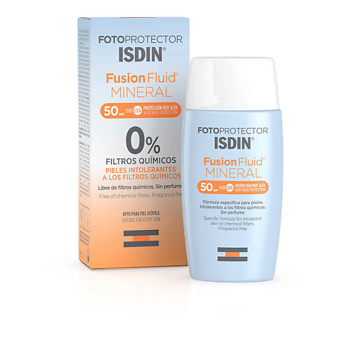  ISDIN Минеральный солнцезащитный флюид для атопической кожи Fusion Fluid Mineral SPF50+