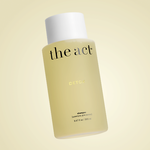 

THE ACT Шампунь бессульфатный для глубокого очищения DETOX 280.0, Шампунь бессульфатный для глубокого очищения DETOX