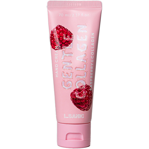 

LSANIC Коллагеновый крем для рук с малиной Gentle Collagen Hand Cream, Коллагеновый крем для рук с малиной Gentle Collagen Hand Cream