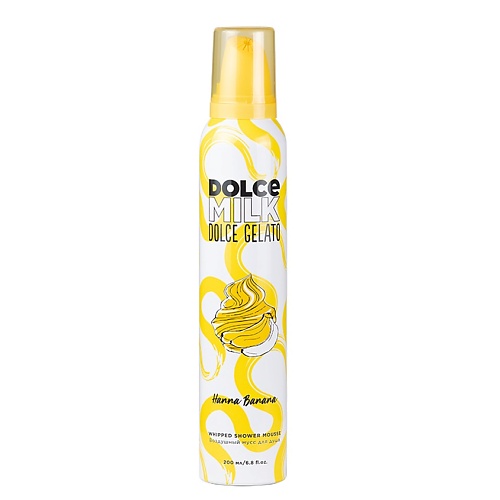 

DOLCE MILK Мусс для душа "Ханна Банана", Мусс для душа "Ханна Банана"