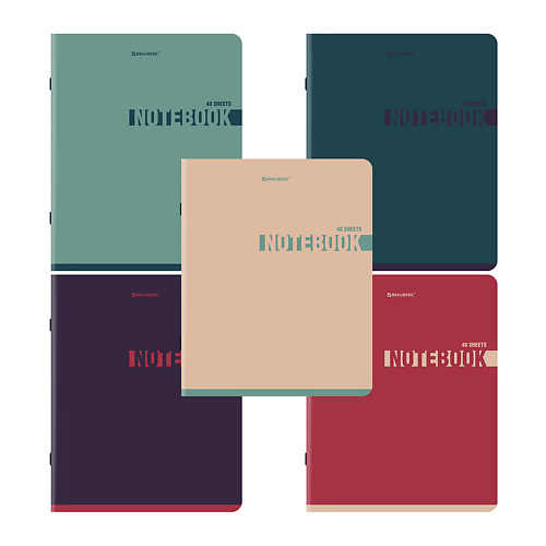 

BRAUBERG Тетради NoteColor, Тетради NoteColor