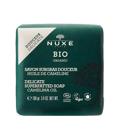 

NUXE Органическое мыло с маслом камелии BIO Organic Delicate Superfatted Soap, Органическое мыло с маслом камелии BIO Organic Delicate Superfatted Soap