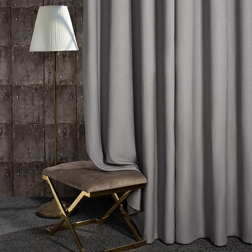 

ARYA HOME COLLECTION Портьера с подхватом Opera 135B Серый Шелк, Портьера с подхватом Opera 135B Серый Шелк