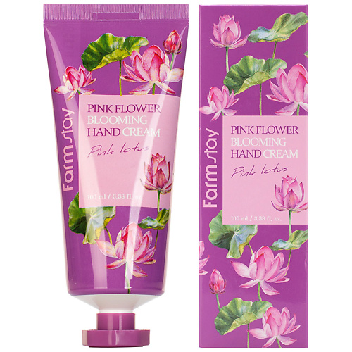 

FARMSTAY Крем для рук с экстрактом розового лотоса Pink Lotos Pink Flower Blooming Hand Cream, Крем для рук с экстрактом розового лотоса Pink Lotos Pink Flower Blooming Hand Cream