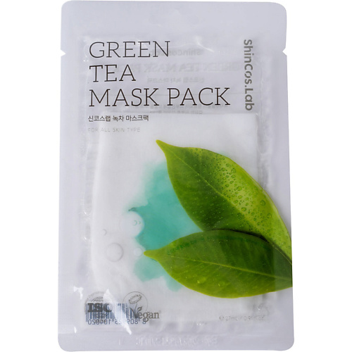 

SHINCOS.LAB Тканевая маска с экстрактом зеленого чая Green Tea Mask Pack, Тканевая маска с экстрактом зеленого чая Green Tea Mask Pack
