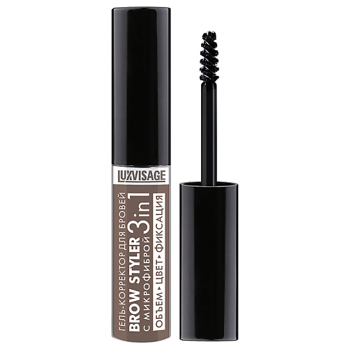

LUXVISAGE Гель-корректор для бровей с микрофиброй Brow Styler 3 in 1, Гель-корректор для бровей с микрофиброй Brow Styler 3 in 1