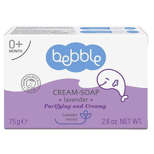 

BEBBLE Крем-мыло детское Лаванда 75.0, Крем-мыло детское Лаванда