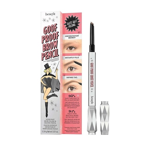 

BENEFIT Карандаш для бровей Goof Proof Pencil, Карандаш для бровей Goof Proof Pencil