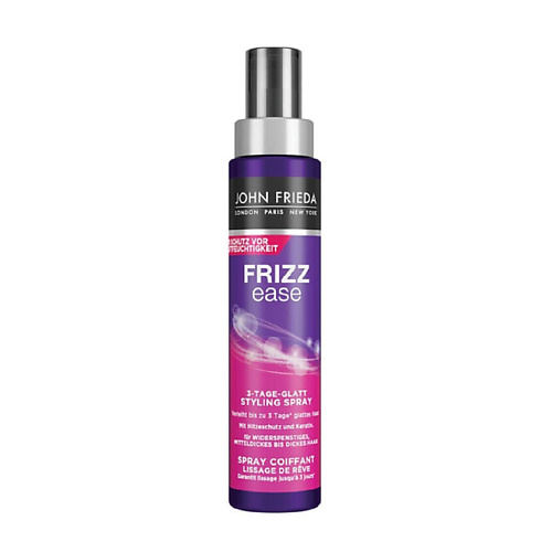 

JOHN FRIEDA Термозащитный разглаживающий спрей Frizz Ease 3‑Day Straight, Термозащитный разглаживающий спрей Frizz Ease 3‑Day Straight