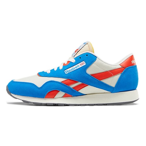 

REEBOK Кроссовки Reebok Classic Nylon Sports Shoes White/Blue/Black, Кроссовки Reebok Classic Nylon Sports Shoes White/Blue/Black