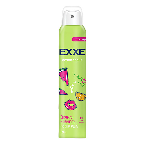 

EXXE ДЕЗОДОРАНТ "FRUIT KISS" СВЕЖЕСТЬ И НЕЖНОСТЬ (СПРЕЙ), ДЕЗОДОРАНТ "FRUIT KISS" СВЕЖЕСТЬ И НЕЖНОСТЬ (СПРЕЙ)