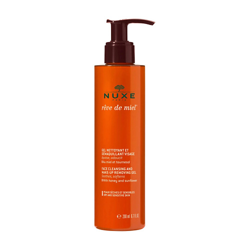 

NUXE Гель для умывания Rêve de Miel Face Cleansing & Makeup Removing Gel, Гель для умывания Rêve de Miel Face Cleansing & Makeup Removing Gel