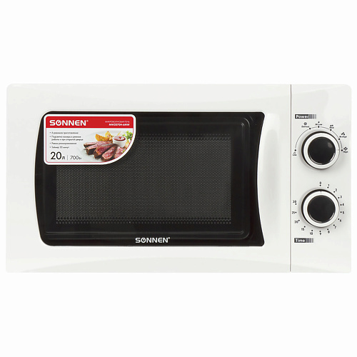 

SONNEN Микроволновая печь MW2070H-6MW, Микроволновая печь MW2070H-6MW