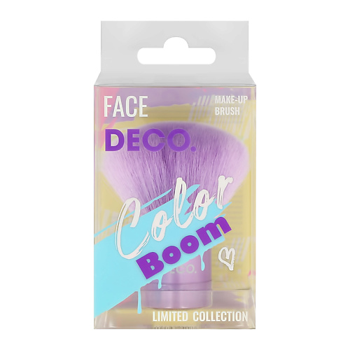 

DECO. Кисть кабуки COLOR BOOM синтетическая, Кисть кабуки COLOR BOOM синтетическая