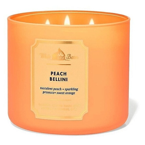 

BATH & BODY WORKS Свеча ароматическая Peach Bellini Scented Candle, Свеча ароматическая Peach Bellini Scented Candle