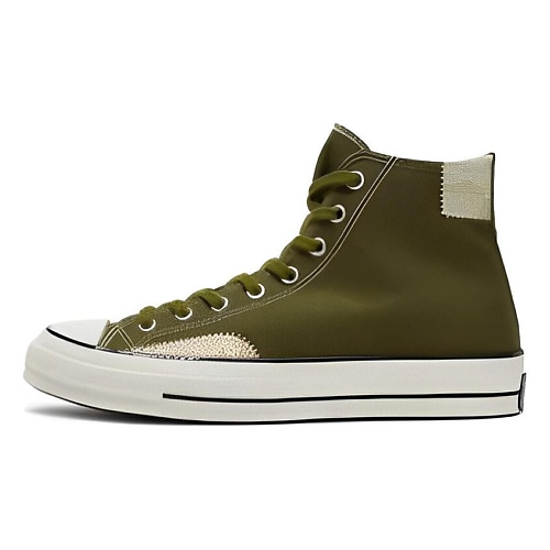 

CONVERSE Кроссовки Chuck 70 High Crafted Ollie Patch Vitality Green, Кроссовки Chuck 70 High Crafted Ollie Patch Vitality Green