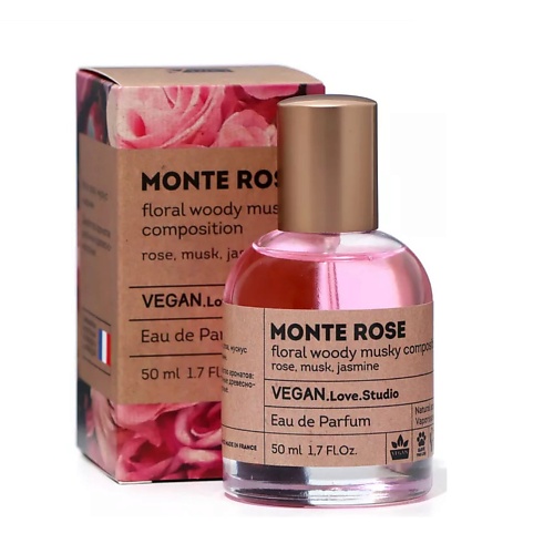 Парфюмерная вода VEGAN.LOVE.STUDIO Парфюмерная вода женская Monte Rose