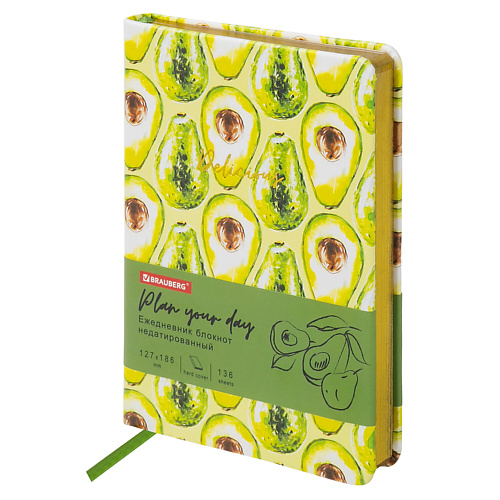 

BRAUBERG Ежедневник недат B6 VISTA Avocado, Ежедневник недат B6 VISTA Avocado