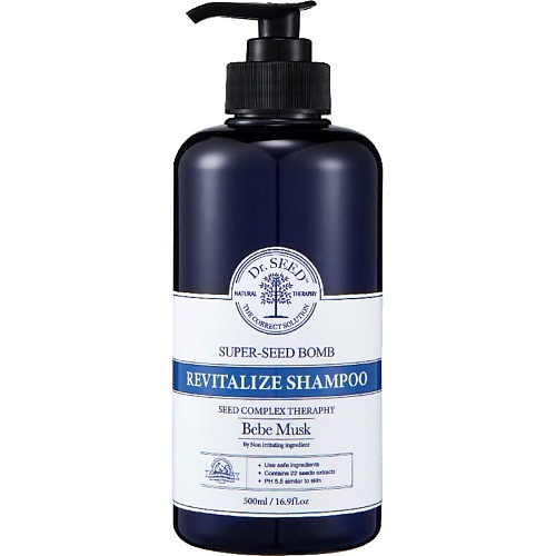 

DR. SEED Шампунь для волос с ароматом белого мускуса Revitalize Shampoo Bebe Musk, Шампунь для волос с ароматом белого мускуса Revitalize Shampoo Bebe Musk