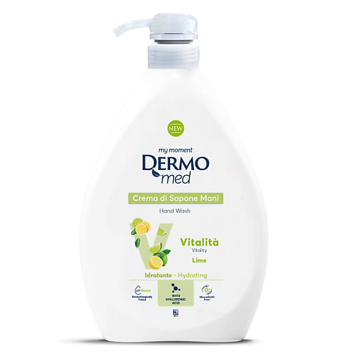 

DERMOMED Крем-мыло для рук с лаймом VITALITY, Крем-мыло для рук с лаймом VITALITY