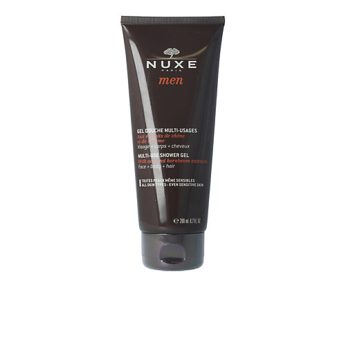   Лэтуаль NUXE Мужской универсальный гель для душа  Men Multi‑Use Shower Gel 3-в-1