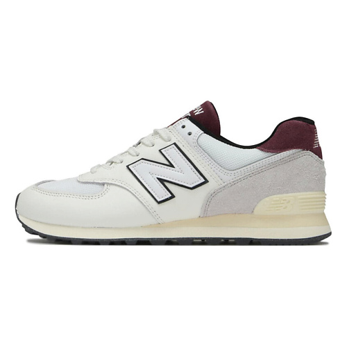 

NEW BALANCE Кроссовки 574 White Burgundy, Кроссовки 574 White Burgundy