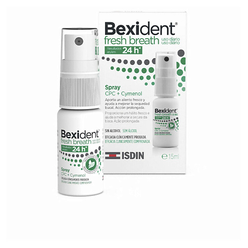 

ISDIN Спрей для рта Isdin Bexident Fresh Breath, Спрей для рта Isdin Bexident Fresh Breath